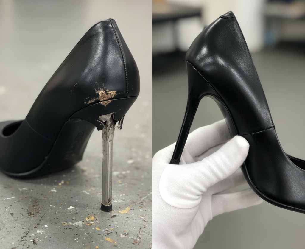 Schuhreparatur side by Side